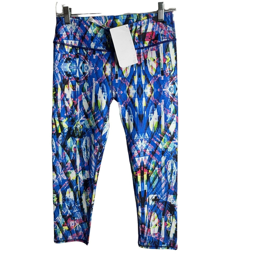 Fabletics Salar Capri Workout Legging Size S 4-6 Blue New Orig $49